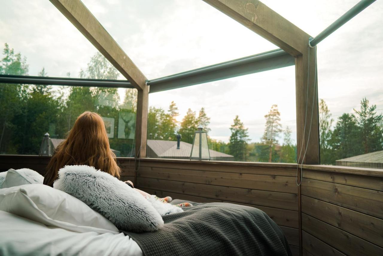 Revontuli Resort Glass Igloos Hankasalmi Buitenkant foto