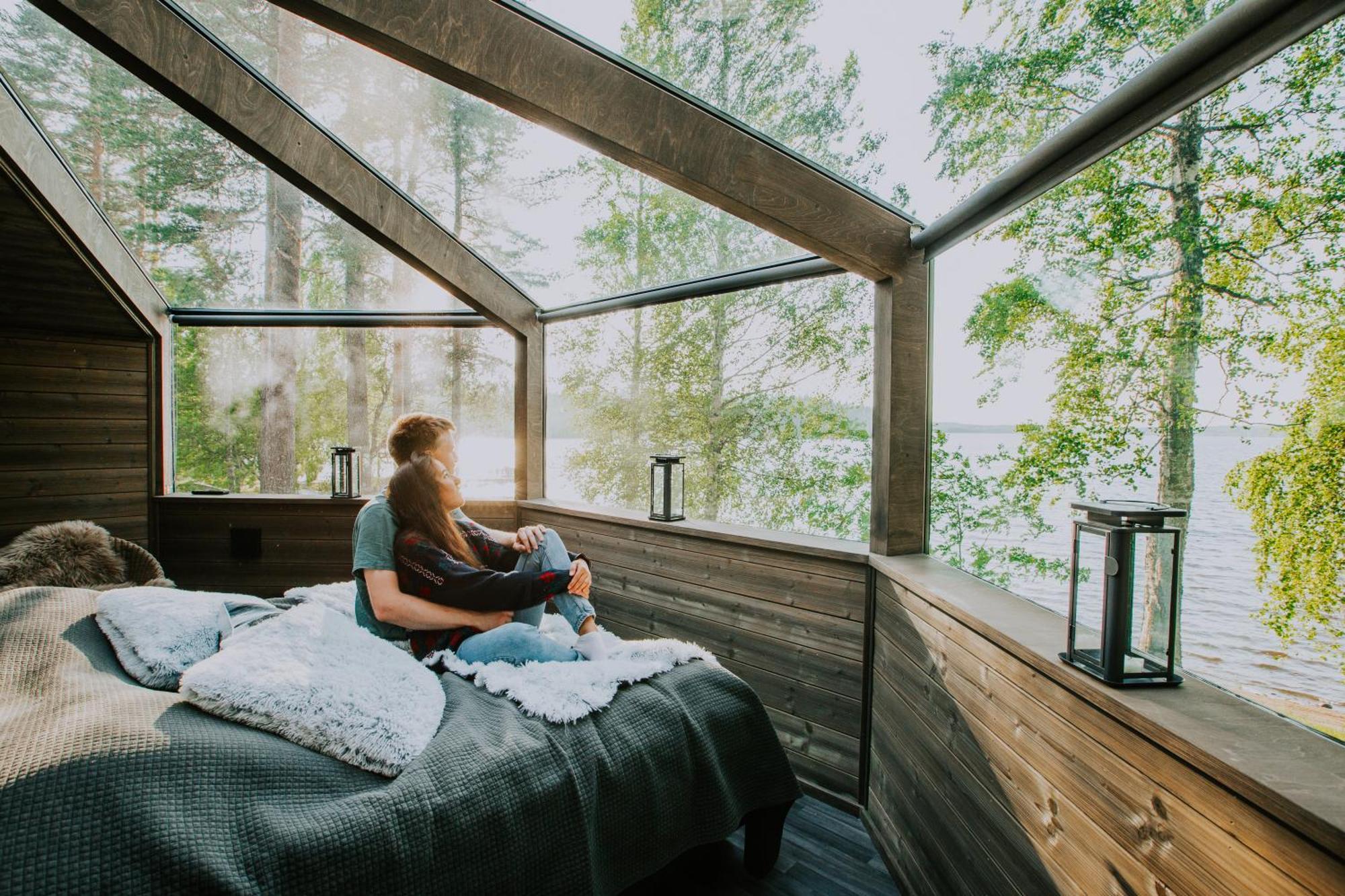 Revontuli Resort Glass Igloos Hankasalmi Buitenkant foto